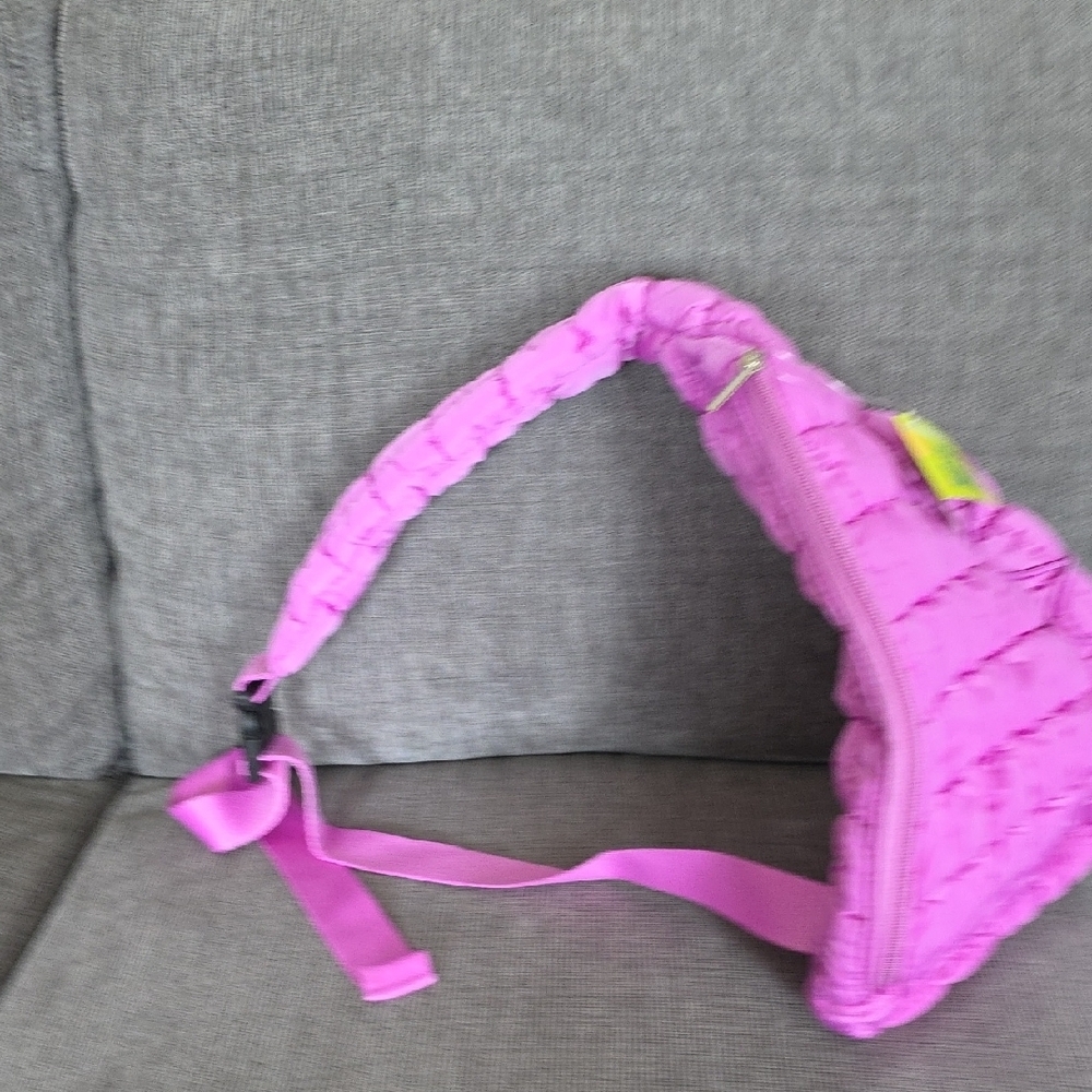 Pink Quilted Sling Bag By Pickle O' Joe, NWT - Picture 9 of 10